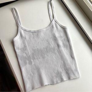 BRANDY MELVILLE TANK TOP White Tie Dye